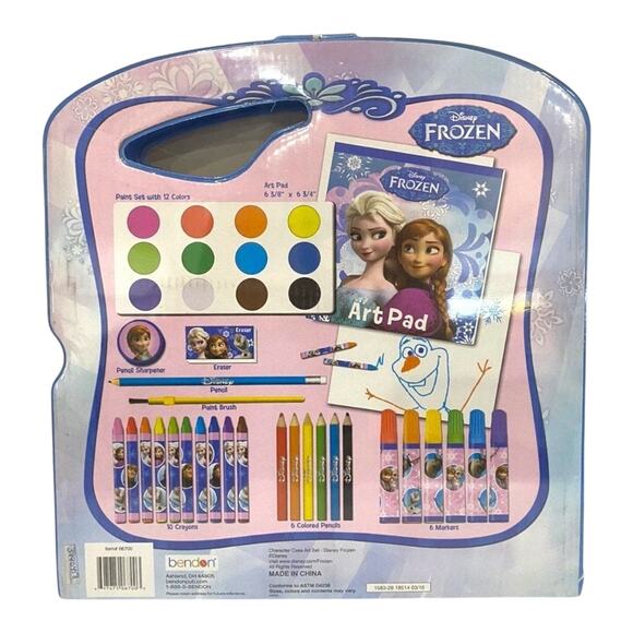 Frozen Gift Basket | Art Set, Coloring Book, Kite, Crafts, Pour Paint Fun - Picture 3 of 8